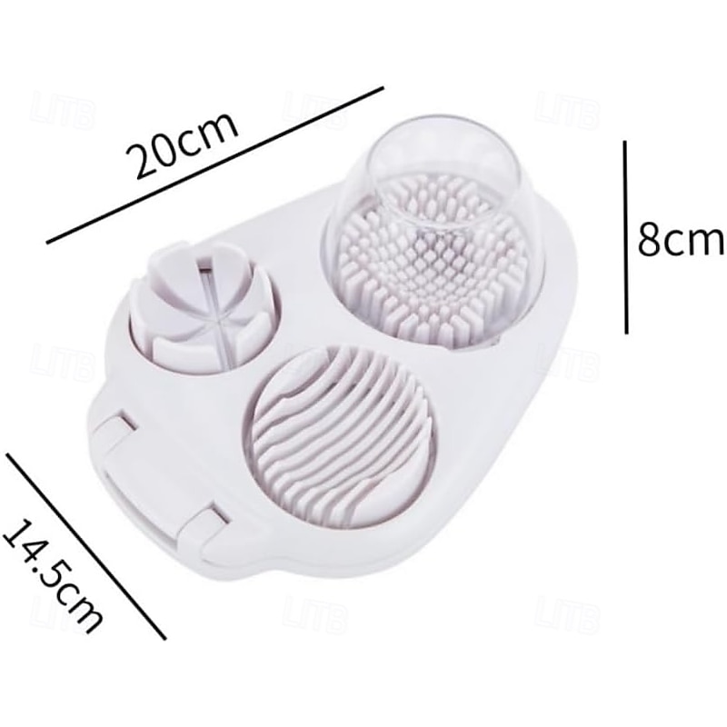 Eggs Slicer for Cooking Eggs, Stainless Steel Eggs Cutter, Eggs Slicer, Portable Eggs Cutter, Multi-Purpose Cutting Tool3