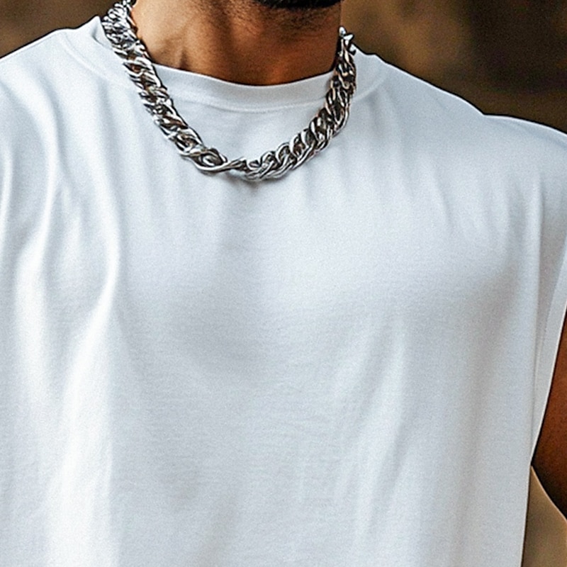 Men's Tank Top Vest Top Undershirt Sleeveless Shirt Sleeveless Crew Neck Summer Plain Fashion Designer Sporty Classic Plain Vacation Street Casual Black White Pink Top Tee for Men2