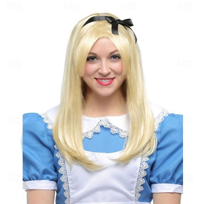 Deluxe Alice Adult Wig Alice's Adventures in Wonderland Cosplay Wigs Halloween Wigs