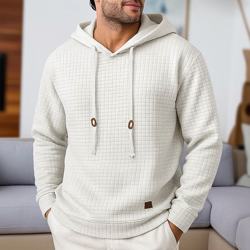 Men's Hoodie Black White Red Navy Blue Green Hooded Plain Sports & Outdoor Daily Sports Designer Basic Casual Spring &  Fall Clothing Apparel Hoodies Sweatshirts