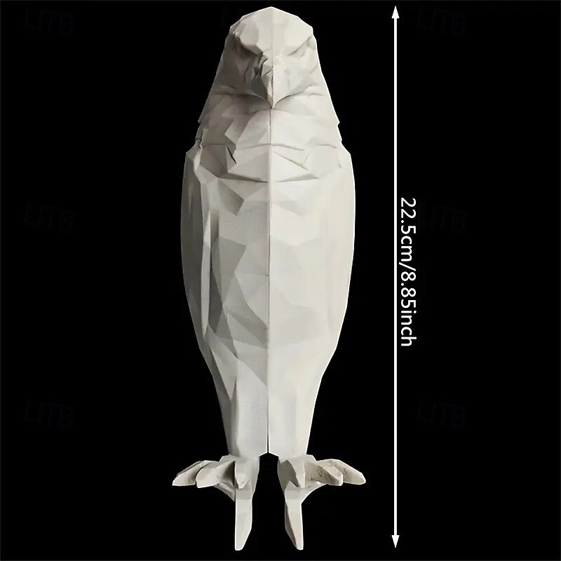 3D Eagle Wall Light, Eagle Wall Lamp Resin Animal Statue, Battery Operated Creative Sculpture Animal Wall Lamp, Atmosphere Rendering Light, LED Home Decoration Light 1 Pcs Multicolor3