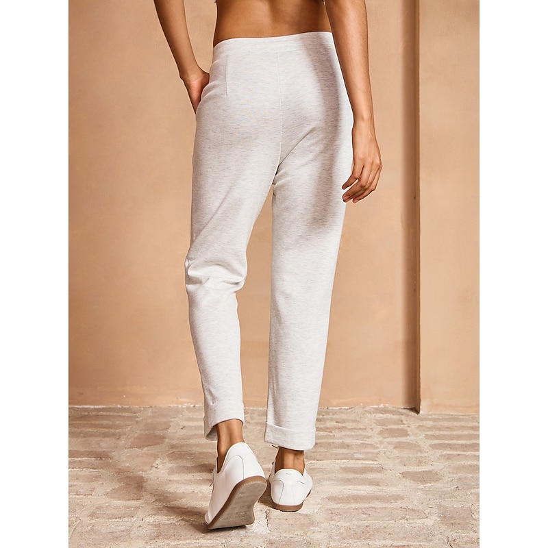 Women's Golf Pants Black White Ivory UV Sun Protection Pants / Trousers Ladies Golf Attire Clothes Outfits Wear Apparel3