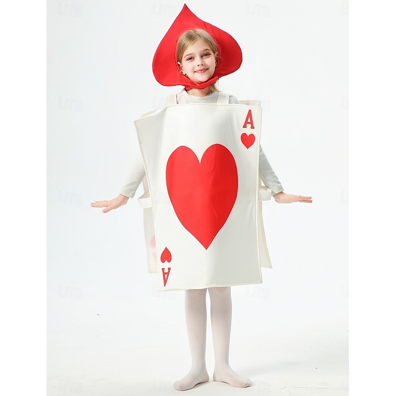 Alice in Wonderland Fairy Tale Playing Card Soldiers Dress Group Costume Storybook Characters Movie Cosplay for Men's Women's Boys Kid's Adults' Halloween Carnival World Book Day Performance2