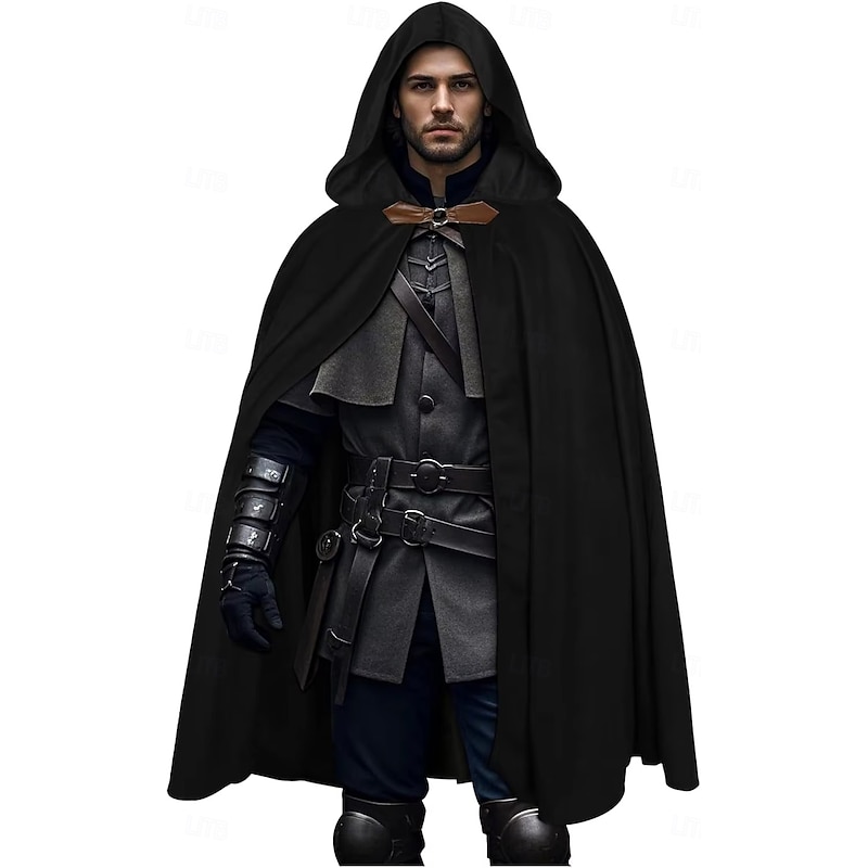 Punk & Gothic Outerwear Normal Capped Fashion Fancy Dress Adults' Cloak All Seasons3