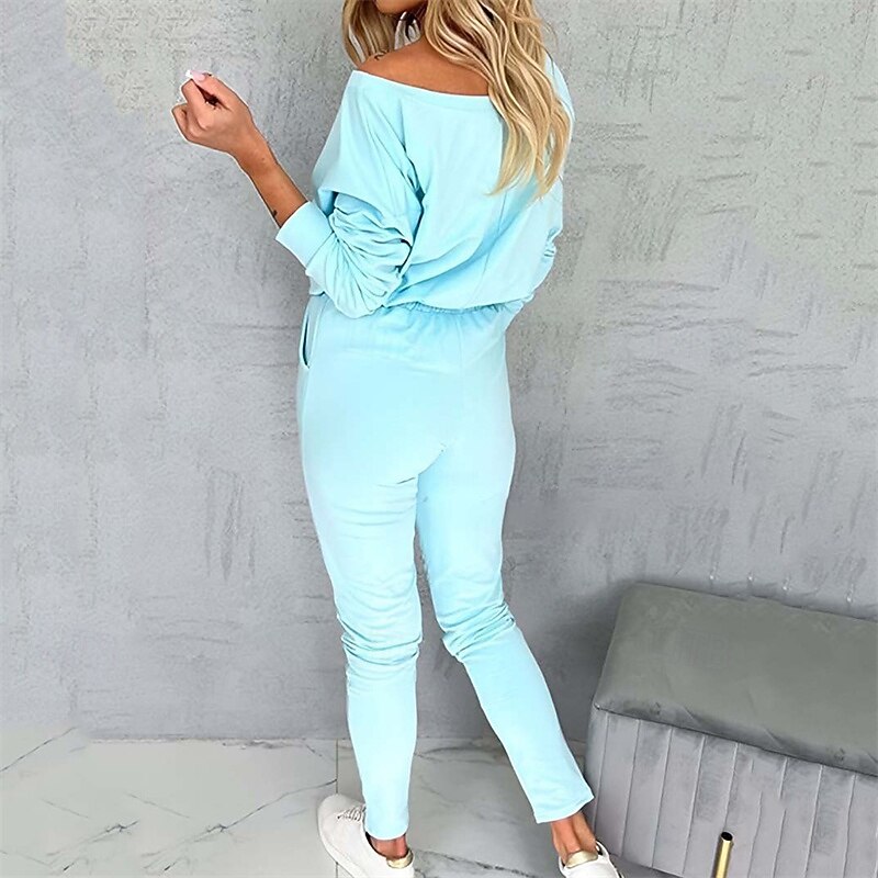 Women's Tracksuit Sweatsuit Activewear Set Pocket Letter Clothing Suit Fall Yellow Pink Gym Workout Sports Thermal Warm Windproof Soft Long Sleeve Sport Activewear Micro-elastic Regular Fit2