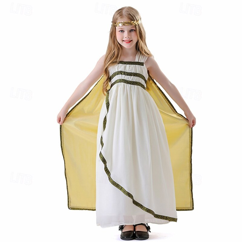 Cleopatra Halloween Masquerade Halloween Kid's Girls' Halloween Carnival Children's Day Carnival Halloween Easy Halloween Costumes Dress Up