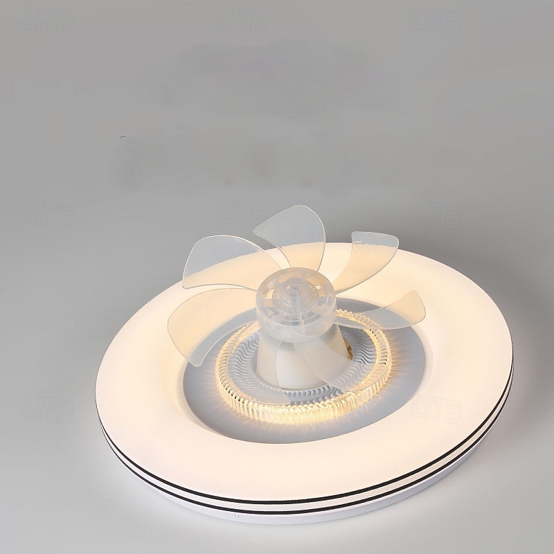 Nordic Ceiling Fan Light Tri Color Lights Ceiling Fan Lamp With Remote Control For Living Room3