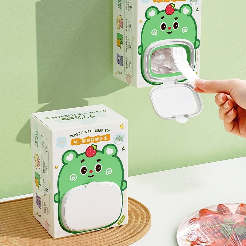 Disposable Elastic Food Covers for Bowls, Plastic Stretch Lids Set for Fruit, Vegetable, Dustproof and Odor-Proof Food Storage Covers