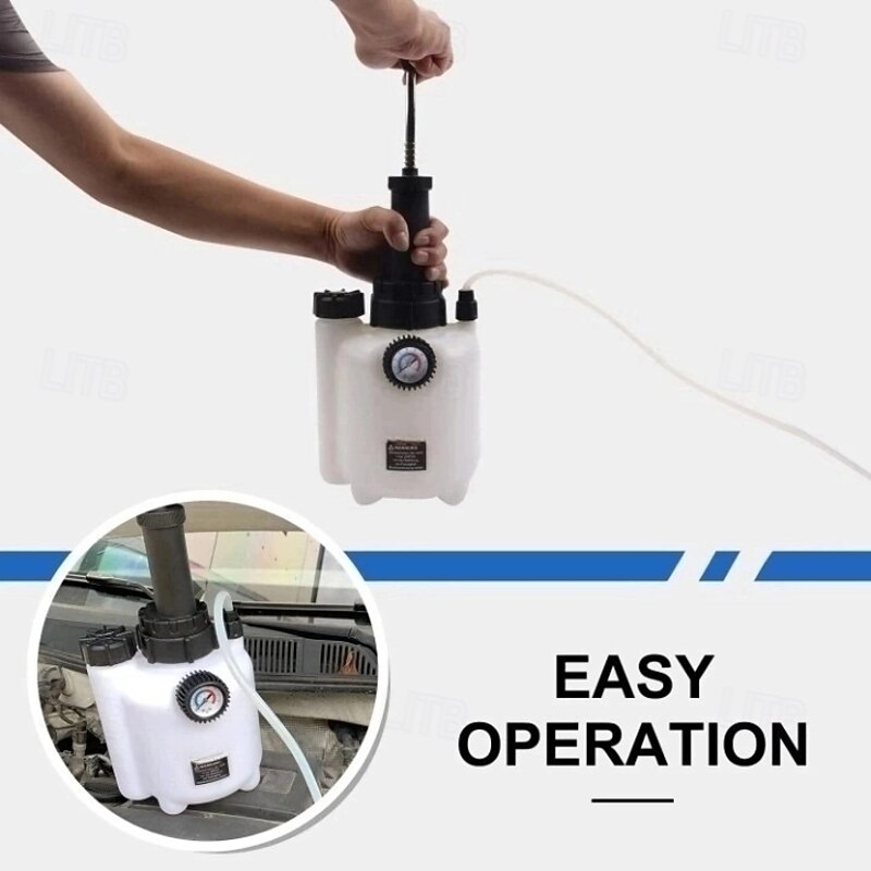 3L Brake Bleeder Car Brake Bleeder Brake Fluid Changer With 1L Suction Container For E20 (45mm)3
