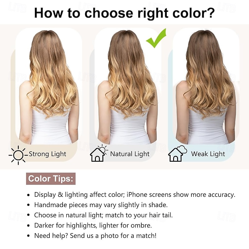 Clip in Hair Extensions - Thick Long Straight Layered Hair Extensions Dirty Blonde Mixed Bleach Blonde 20 Inch Soft Lace Weft3