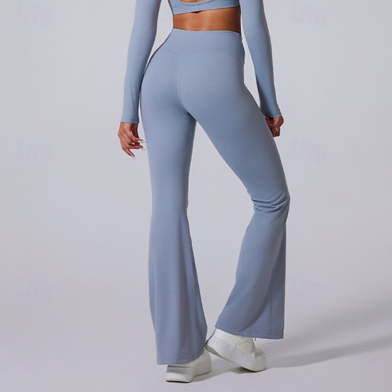 Women's pilates leggings fitness pants sport pants Lightweight Pilates Running Fitness Pants Solid Color Black White Pink Fall Winter Sports Activewear Micro-elastic4