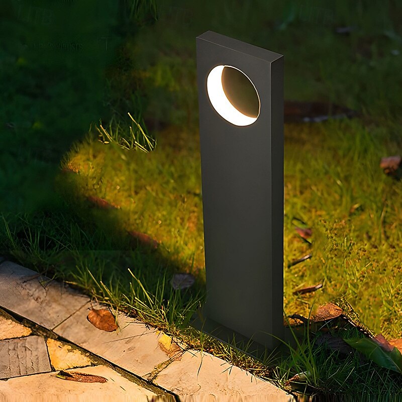 Outdoor LED Post Light Modern Outdoor Wall Lights Warm White Light Color Utility Power Solor Pathway Floor Lawn Landscape Lighting Lights Villa Yard Path Camping Light 60cm 110-240V2
