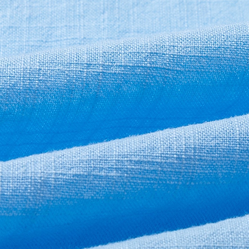 Men's Shirt Linen Shirt Summer Shirt Beach Wear Cuban Collar Shirt Solid Color Vacation Street White Navy Blue Blue Green Short Sleeve Collar Summer Spring Clothing Apparel Front Pocket2