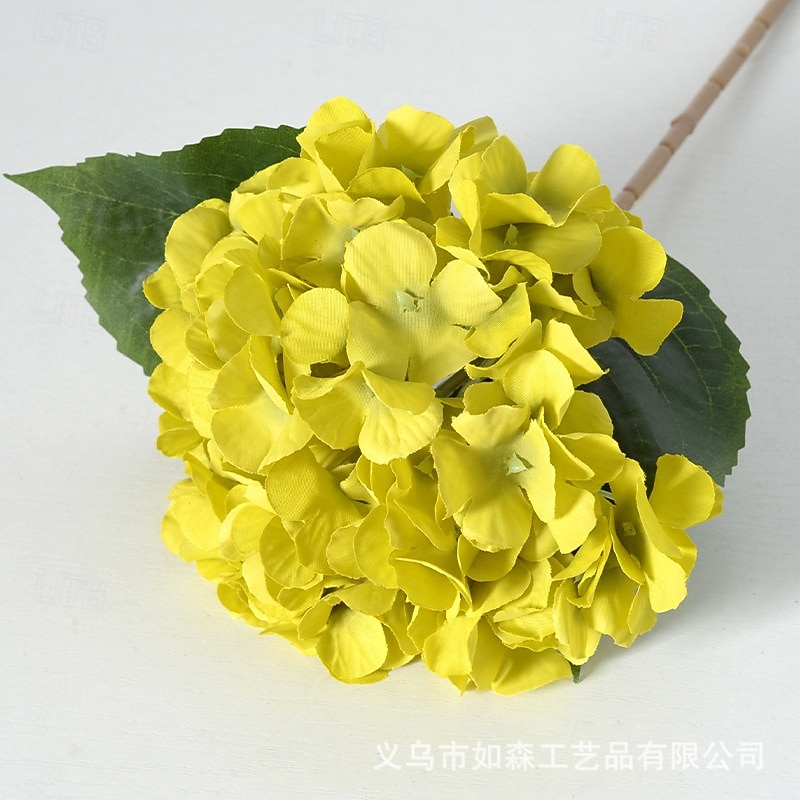 3pcs Embroidered Leaf Simulation Ball Flowers, Artificial Silk Flowers for Wedding Decor, Photography Props, Home Decoration Fake Flowers4