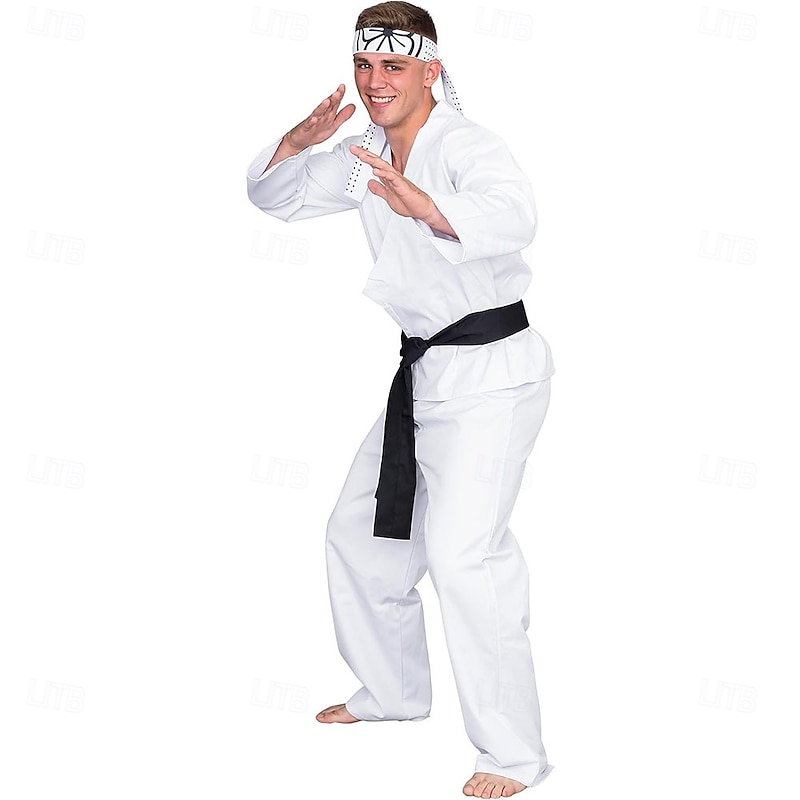 Karate Headband Mr Myagi Daniel Cobra Headband Halloween Costume Cosplay2
