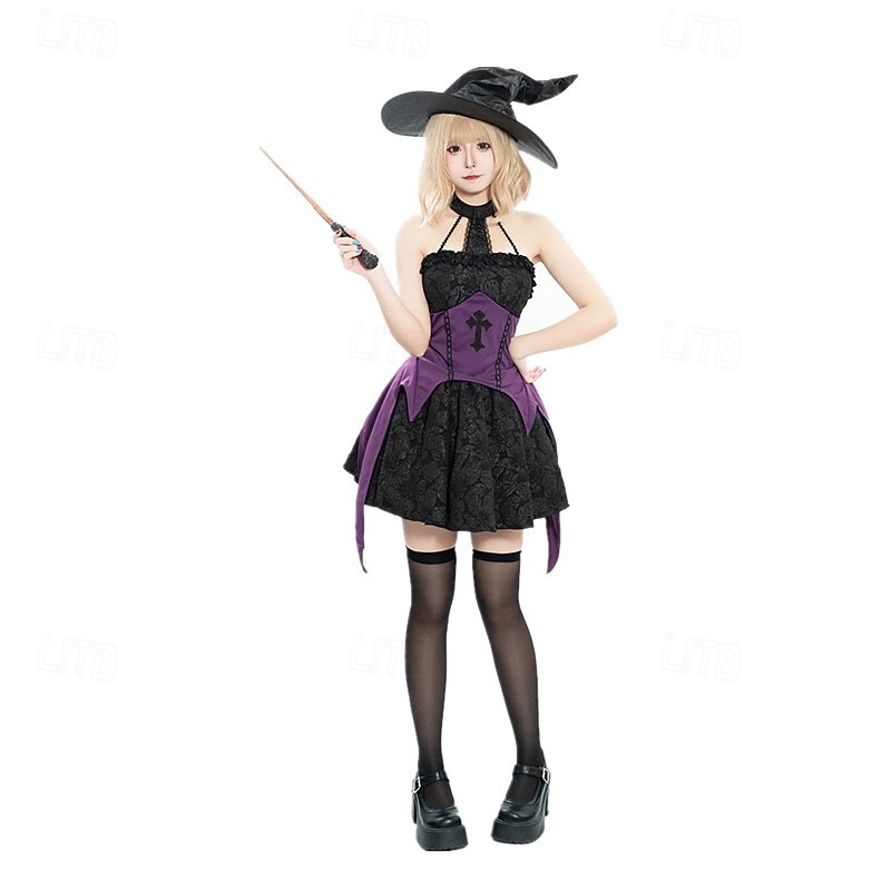 Magic Women Halloween Masquerade Halloween Adults' Women's Halloween Carnival Masquerade Carnival Halloween Easy Halloween Costumes Dress Up3