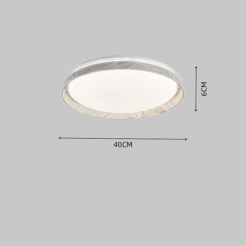 Ceiling Light Modern Chandelier LED Ceiling Lamps Ceiling Light, Log LED Lights, Wooden Japanese-Style Ultra-Thin Room Lights,Round Solid Wood Living Room Lights,Light Ultra-Thin Large Size3