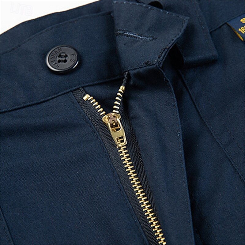 Men's Cargo Pants Hiking Pants Trousers Hiking Trousers Hiking Rain Pants Outdoor Regular Fit Waterproof Quick Dry Lightweight Reflective Trim Pants / Trousers Pocket Dark Blue Grey Camping / Hiking4