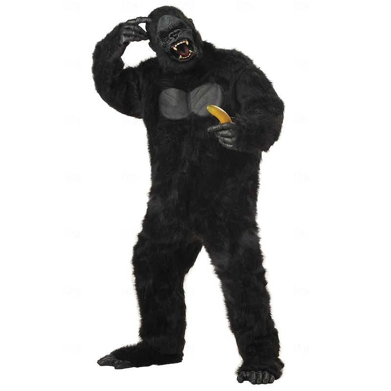 King Kong Halloween Cosplay Costume Masquerade Outfits Cosplay Adults' Men's Carnival Masquerade Mardi Gras Party / Evening Easy Halloween Costumes Dress Up2