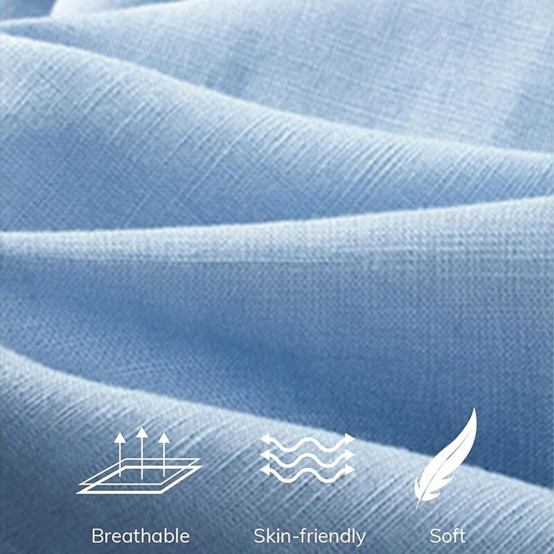 Men's Shirt Linen Shirt Summer Shirt Beach Wear Button Up Shirt Sleeveless Shirt Plain Vacation Curise White+Pink Pink+Blue White+White White+Blue Sleeveless Collar Summer Spring Clothing Apparel4