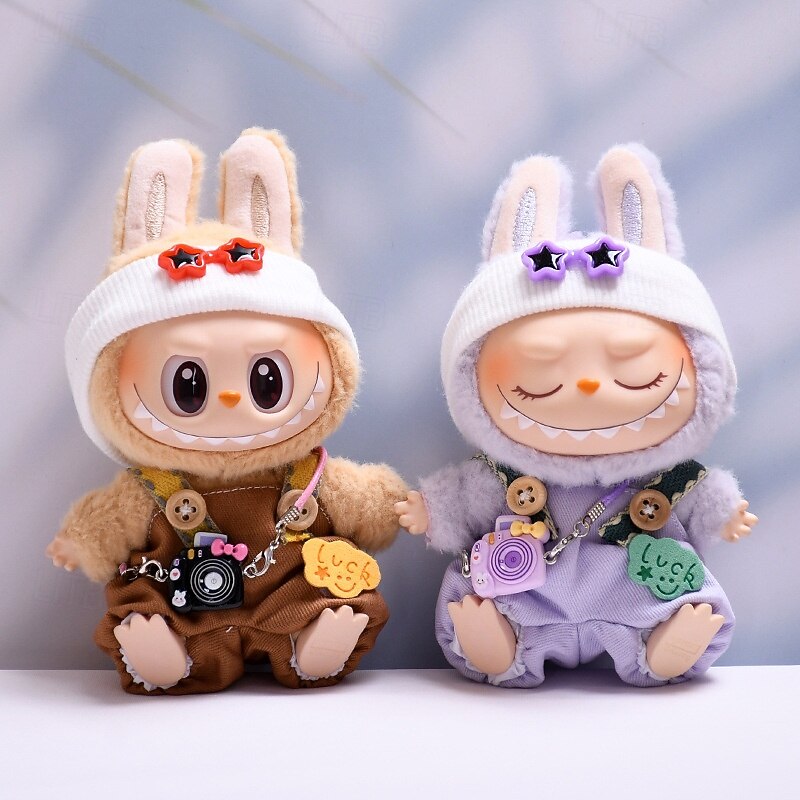 Dolls Clothes Set for 15cm/17cm Dolls Accessories 3 Piece Set Outfits for Doll Handcrafted Stylish Doll Clothes for Doll (NO Doll)2