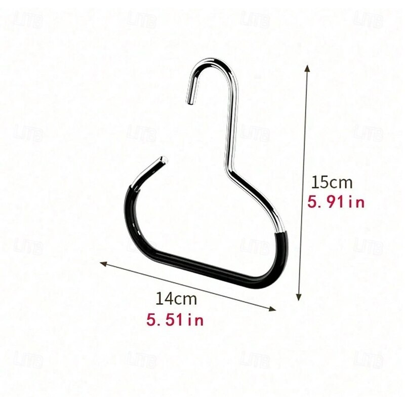 4 Pack Hat Organizer Hanger for Closet, Hanging Baseball Cap Holder Strap with Hooks, Hat Storage Rack for Trucker Hats, Scarves, Ties, Accessories Display2