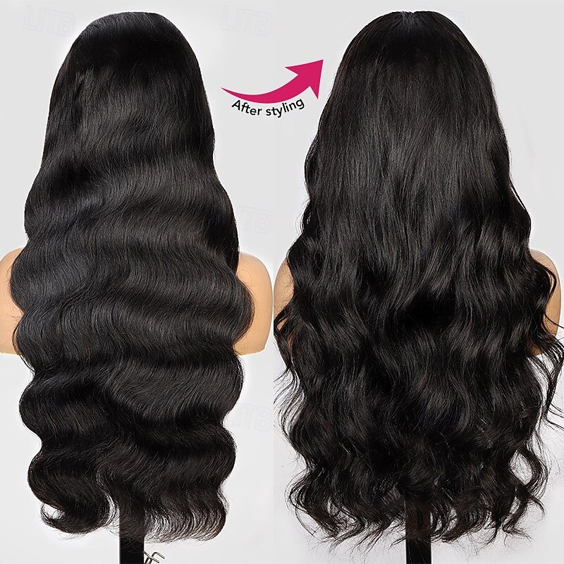 13x4 Transparent Human Hair Lace Front Wig High-quality Body Wave Human Hair Wig 200% Density2