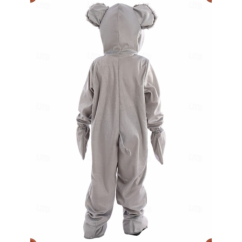 Koala Halloween Kigurumi Pajamas Onesies Fairy Tail Animal Cosplay Kid's Boys' Girls' Halloween Carnival World Book Day Performance Educational Dress Up School Event Dress Up Easy Halloween Costumes2