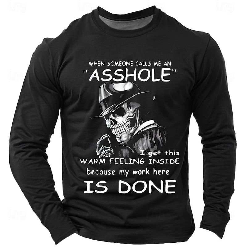 Men's Long Sleeve T-Shirt - Sarcastic 