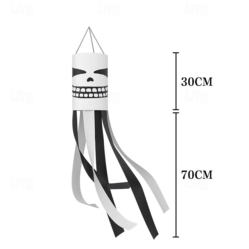Halloween Windsocks Scary Halloween Hanging Windsock Flag Halloween Decorations for Outdoor Indoor Garden Home Yard Party Supplies4