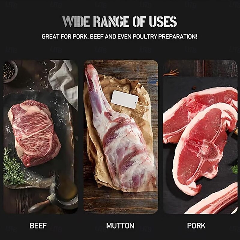 Rib Membrane Remover Stainless Steel Tool Kit for BBQ and Camping, Pork Ribs Skin Peeler Set, Outdoor Grilling Accessories for Meat Preparation and Cooking4