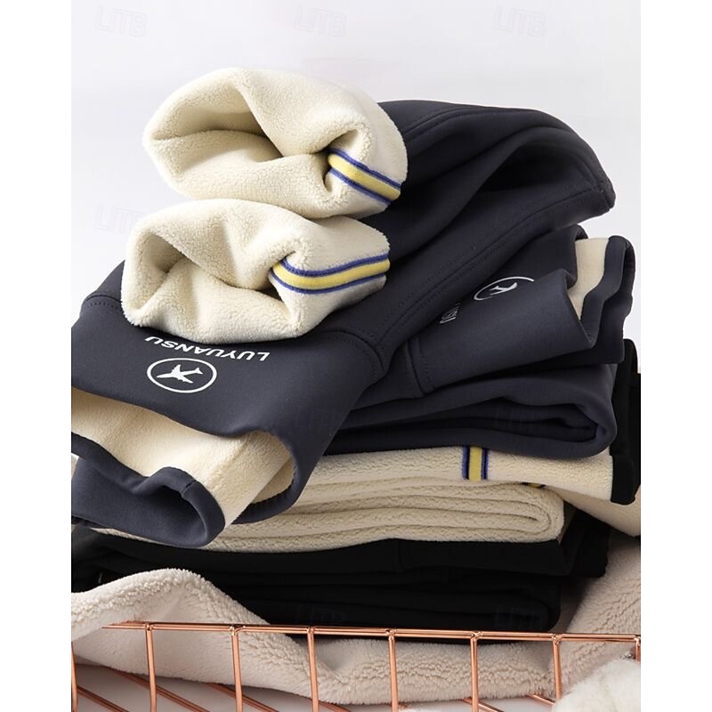 Kids Girls' Leggings Solid Color Streetwear Outdoor 4-12 Years Fall Black Dark Gray