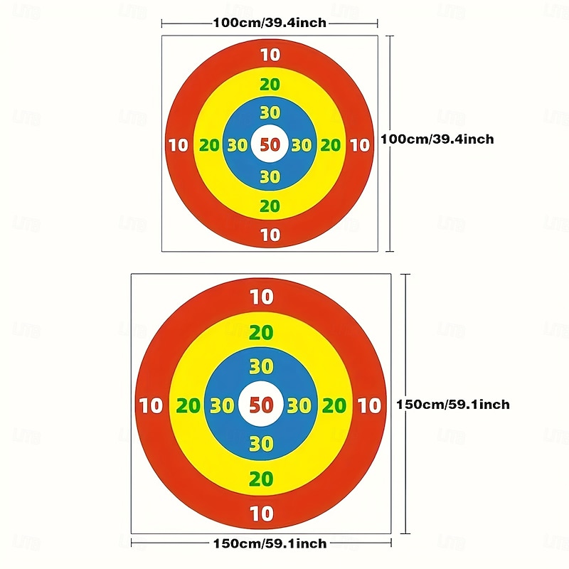 1 Set Sandbag Toss Game - Durable Vinyl Colorful Target Design for Sports Competitions & Family Holiday Gatherings No Electricity Needed Ideal for Team Building and Coordination Activities3