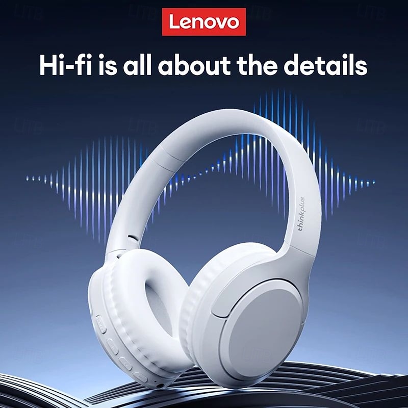Lenovo TH53 Bluetooth V5.4 Earphone HiFi Stereo Sound with Music Mode Headphone Bulit-in 2 Mics for HD Calls Headset2