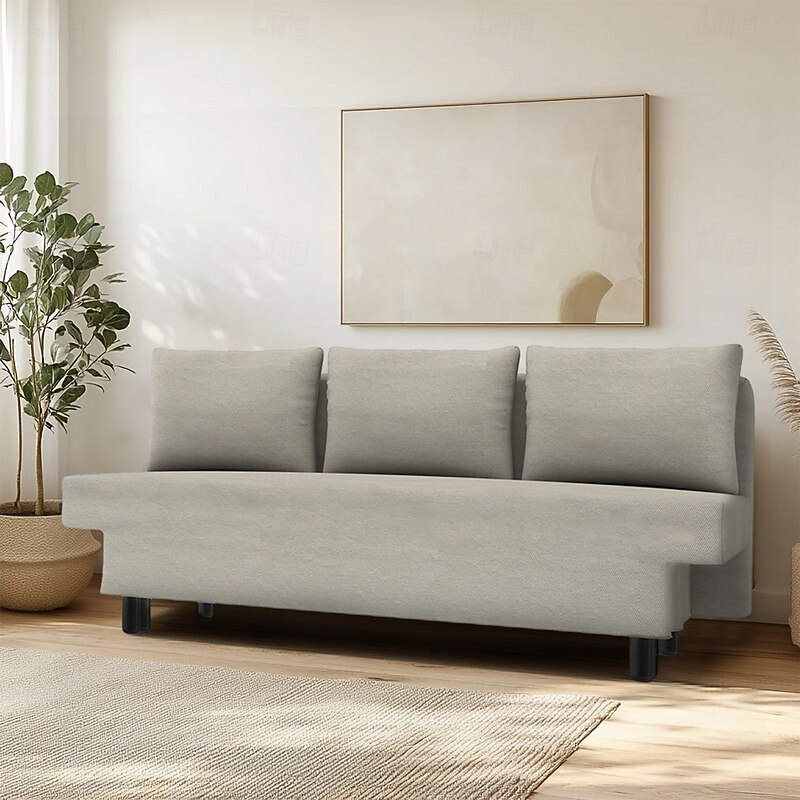 100% Cotton Sofa Cover Suitable For ÄLVDALEN Sofa Quilted Slipcovers2