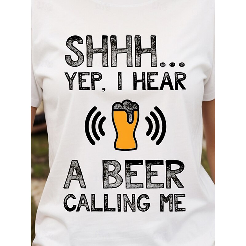 Oktoberfest Women's T Shirt Graphic Letter Vintage Stylish Classic Short Sleeve Crew Neck Round Neck Regular Tops Daily Weekend Print Black White Yellow Red Blue Summer Spring3