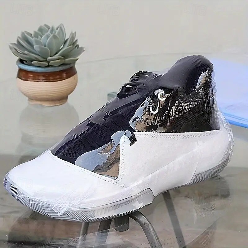 100PCS Heat Shrink Wrap Bags, Clear Shrink Film Bags for Shoe Storage, Gift Baskets, Boxes, Packaging Supplies, Transparent Sealing Film for Heat Sealer2