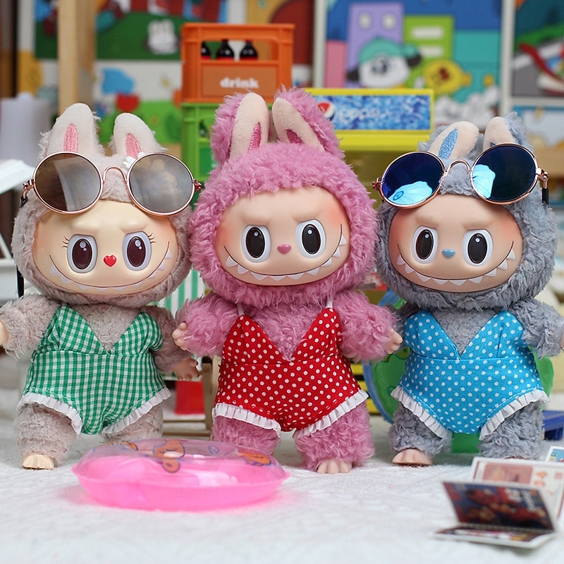 Clothes Set ForLabubu Fashion Clothes Accessories Outfit Suitable for 6.69inch (17cm) Doll Soft Cotton Clothing Replacement No Doll ONLY Clothes