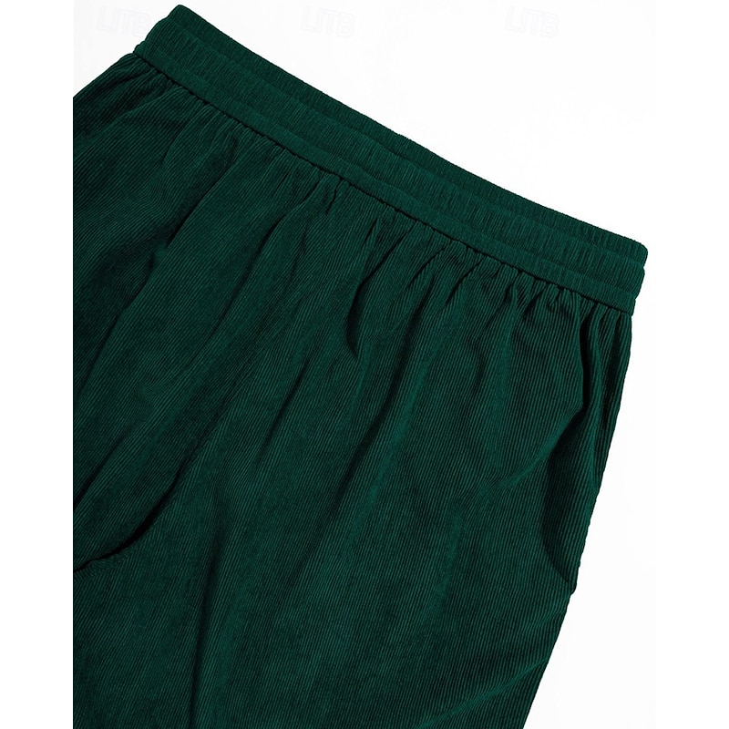 Men's Shorts Summer Shorts Casual Shorts Pocket Elastic Waist Drawstring Plain Comfort Breathable Short Outdoor Vacation Sport Casual Black Green4