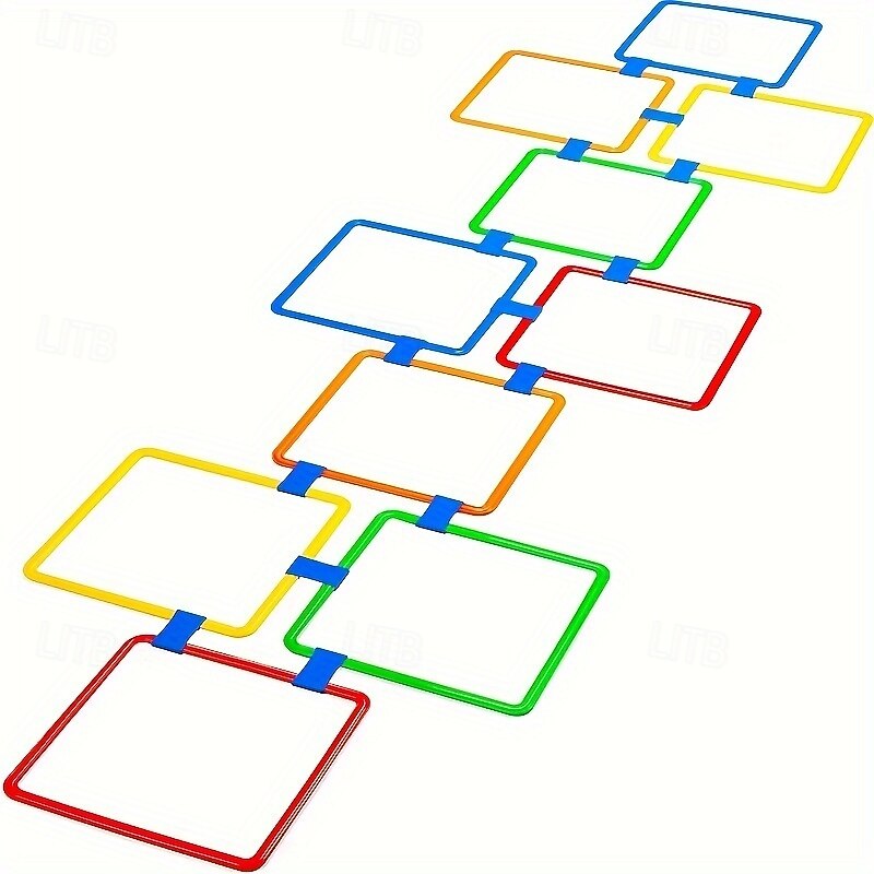 10pcs Jump Rope Block-Durable Plastic Suitable for Outdoor Fun and Agility Training in Backyard Garden and Park2