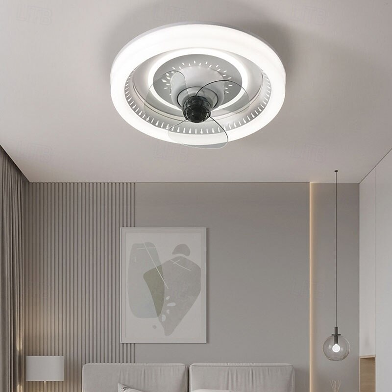360° Oscillating LED Ceiling Fan Light, Nordic Luxury Smart Fan for Bedroom/Dining Room3