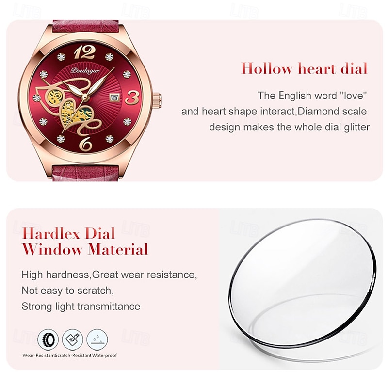 Women Watch Rose Gold Stainless Steel Mesh Japan Quartz Movement Simple Waterproof Luminous Ladies watch4