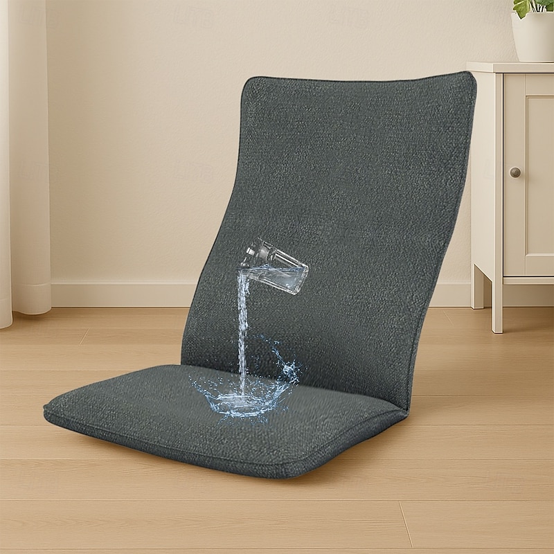 Waterproof Armless Chair Sofa Cover Solid Color Quilted Slipcovers