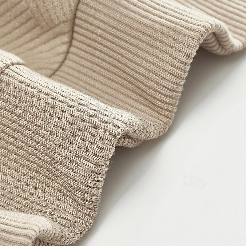 Men's Sweatshirt Pullover Quarter Zip Sweatshirt Navy Blue Khaki Gray Polo Collar Geometric Sports & Outdoor Casual Daily Streetwear Casual Athletic Spring Fall Clothing Apparel Hoodies Sweatshirts3