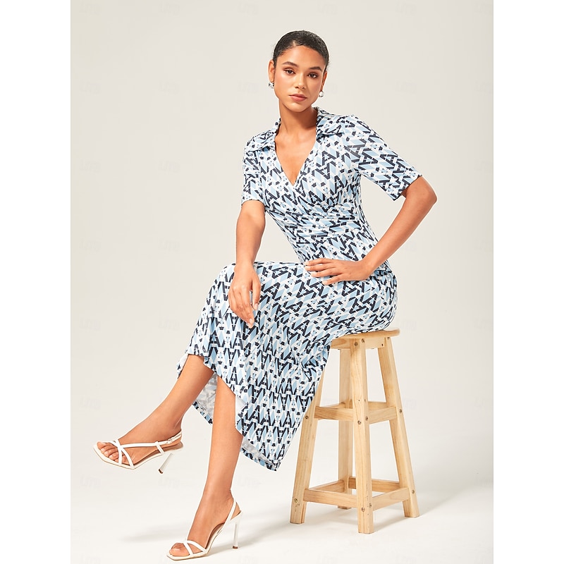 Stretch Waist-Cinching Mermaid Midi Dress