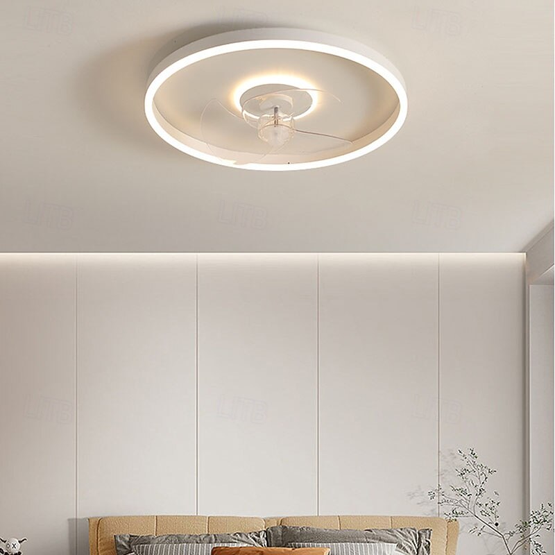 Modern Minimalist Ceiling Fan Light, Nordic Cloud Style for Bedroom/Dining/Children's Room3