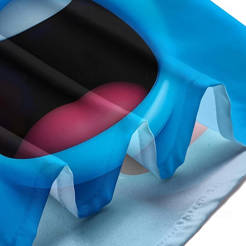 Men's Cartoon Funny Smile Face Shirt Summer Shirt Button Up Shirt Short Sleeve Fashion Casual Outdoor Vacation Dailywear Summer Spring Turndown 3D Print Collared Shirts Front One Pocket Yellow Blue3