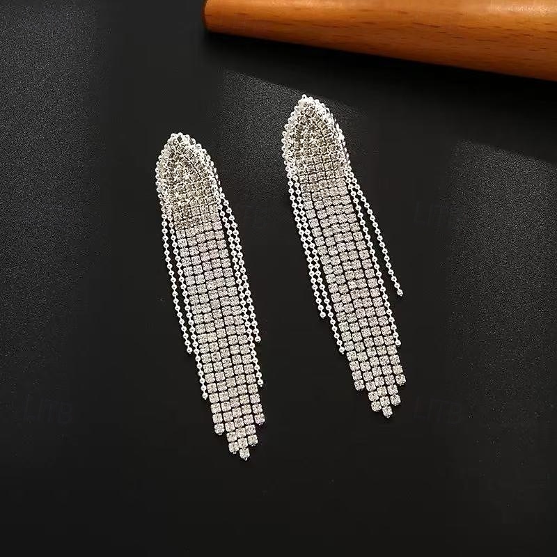 Women's Stud Earrings Tropical Joy Tropical Stylish Earrings Jewelry Silver / Gold For Party2