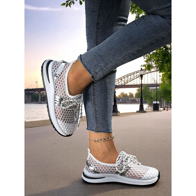 Women's Mesh Athletic Sneakers – Breathable Lightweight Running Shoes for Sports, Walking and City Adventures4