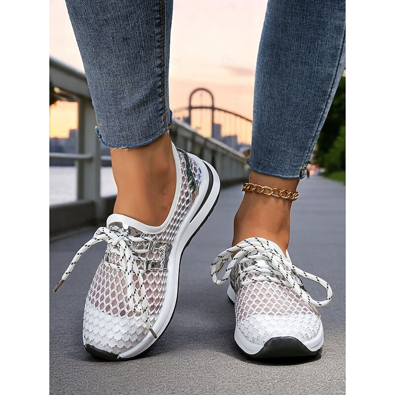 Women's Mesh Athletic Sneakers – Breathable Lightweight Running Shoes for Sports, Walking and City Adventures3